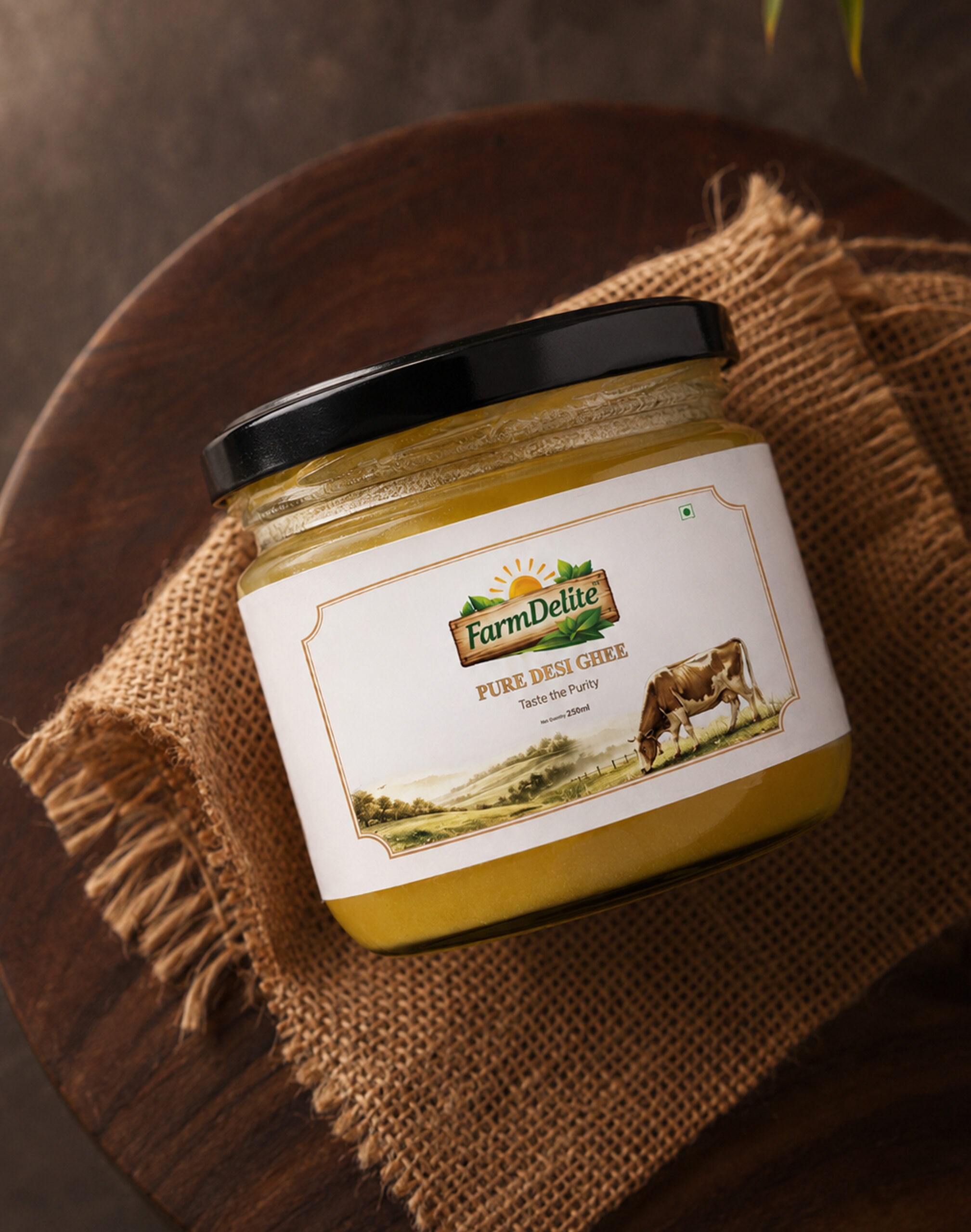 Artboard 9.jpg FarmDelite Ghee 250ml - Image 1
